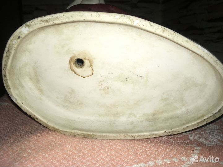 Редкая антикварная фарфоровая статуэтка «Гопак»