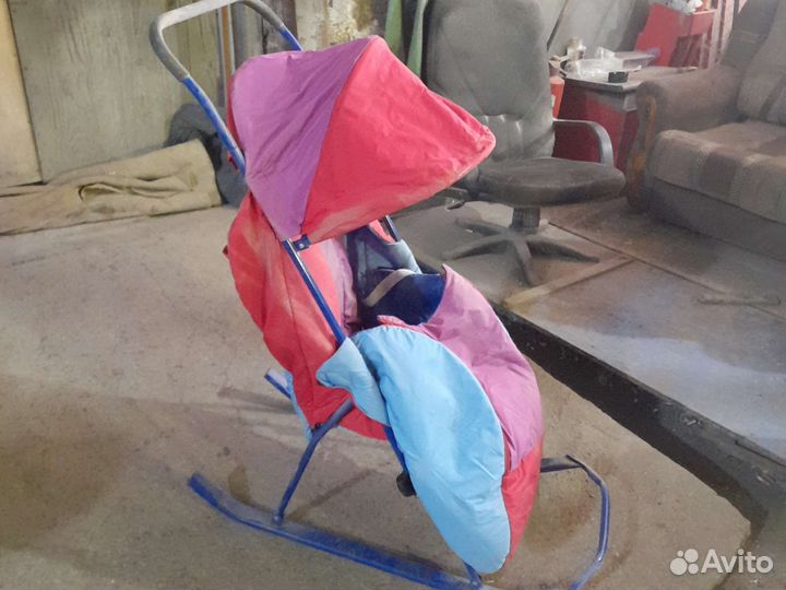 Коляска санки