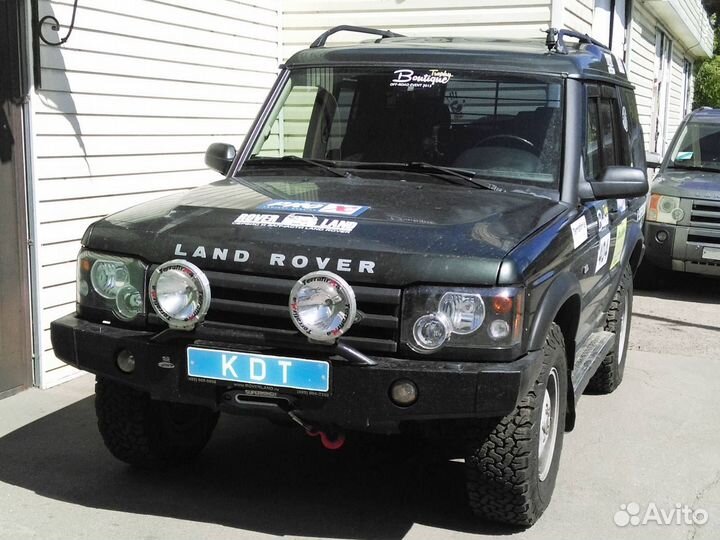 Передний силовой бампер без кенгурина алюминиевый