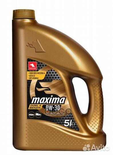 Масло моторное Petrol Ofisi maxima 0W-30