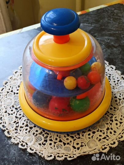 Юла,каталка с ручкой