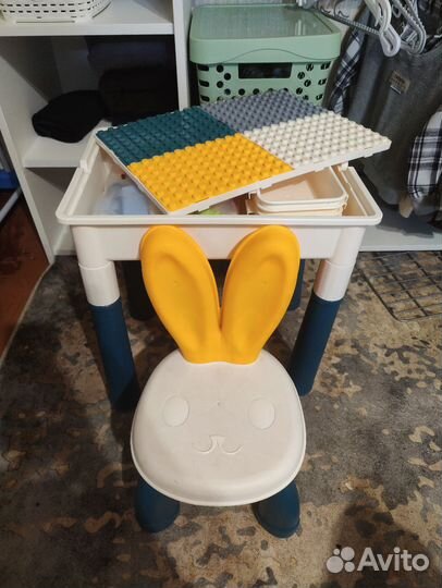 Стол, стул конструктор для Лего дупло