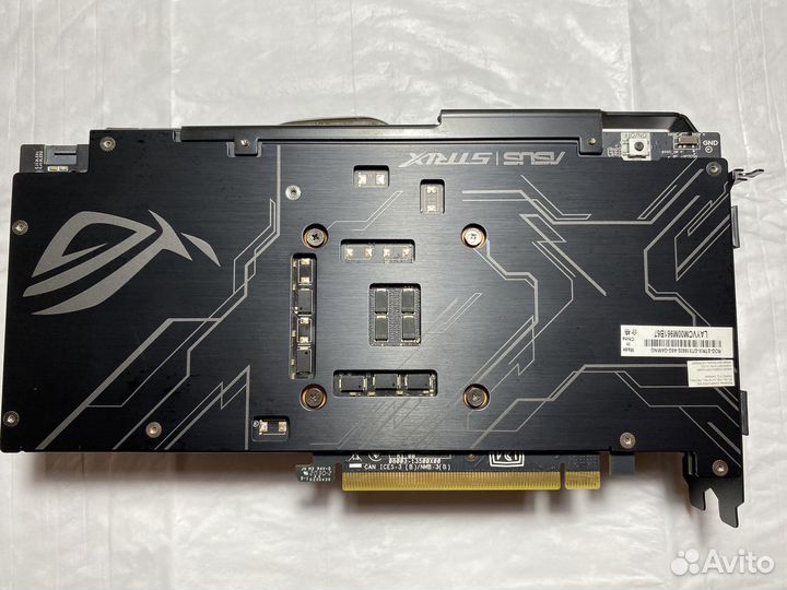 Видеокарта asus rog strix 1660 super