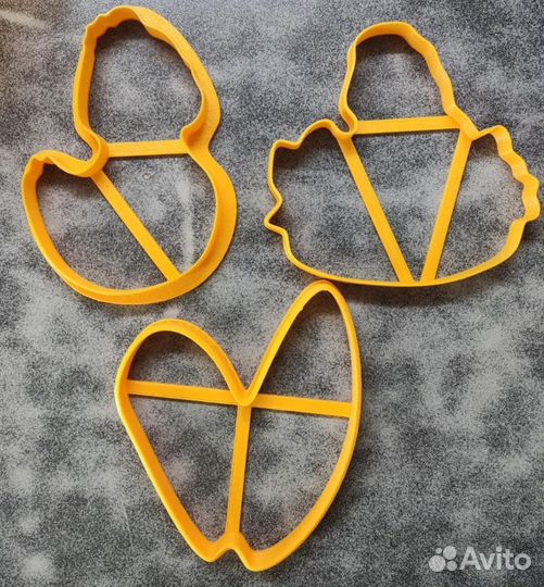 Формочки(вырубки)для теста на заказ,3D печать от