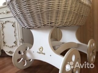 Плетеная колыбель на колесах ComfortBaby Home