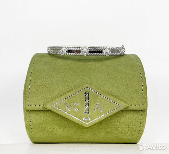 Золотой браслет Van Cleef с бриллиантами 0.8 ct