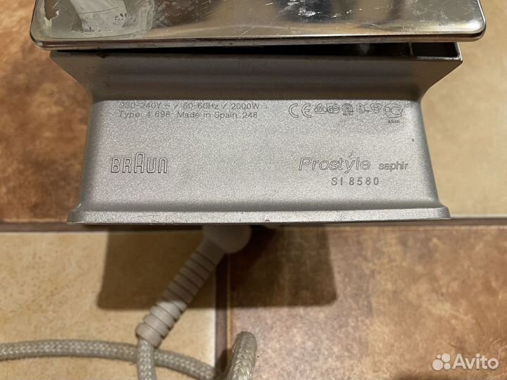 Утюг braun SL 8580 на запчасти