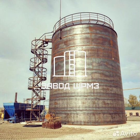 Резервуар вертикальный стальной объем 2000 кубов