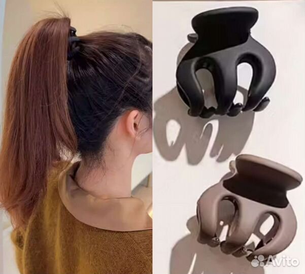 Заколки крабики для волос новые