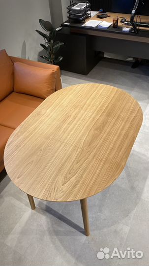 Стол обеденный круглый раздвижной