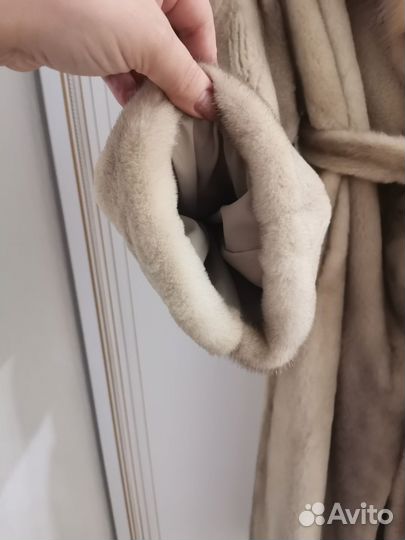 Шуба норковая с рысью