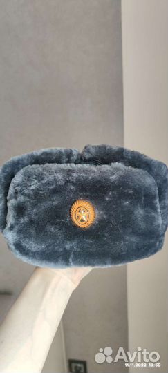 Мужская шапка зимняя Армия РФ 58 размер