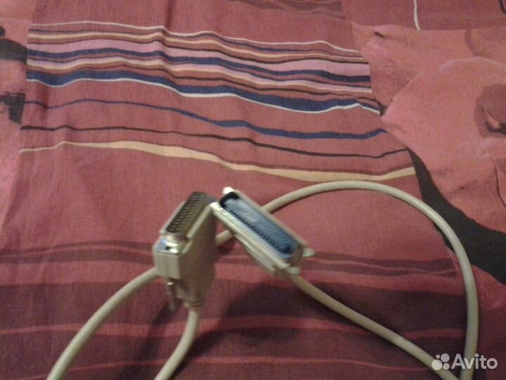Провода от принтера и компьютера старого образца