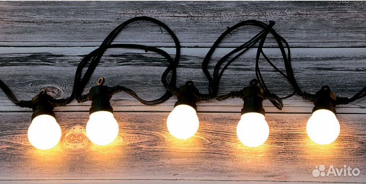 Ретро Гирлянда / Ретро Гирлянда Из Лампочек