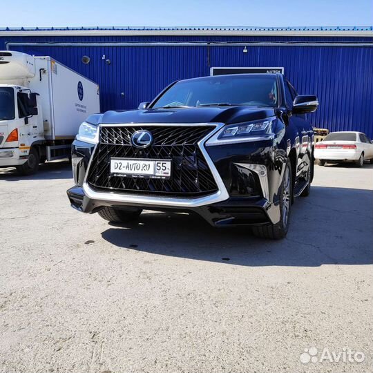 Обвес тюнинг TRD черный Lexus LX570, LX450 X159