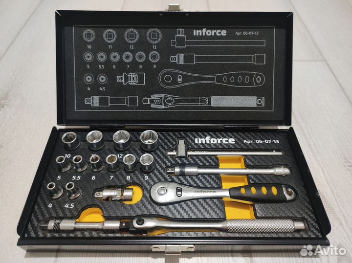 Набор инструментов Inforce 1/4