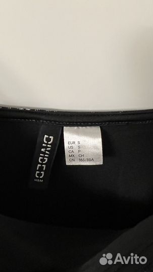 Платье hm мини S новое