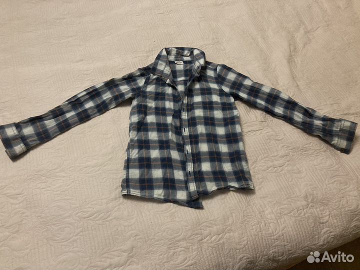 Рубашка детская для мальчиков 128 см