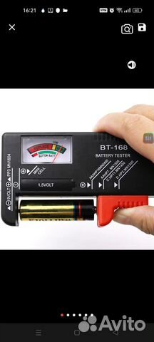 Универсальный тестер для батареек