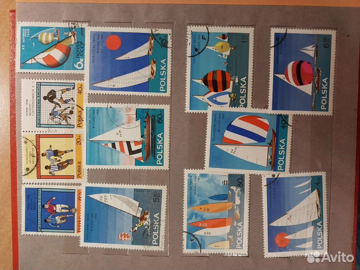 Марки спорт/олимпиада/лошади/хоккей/футбол