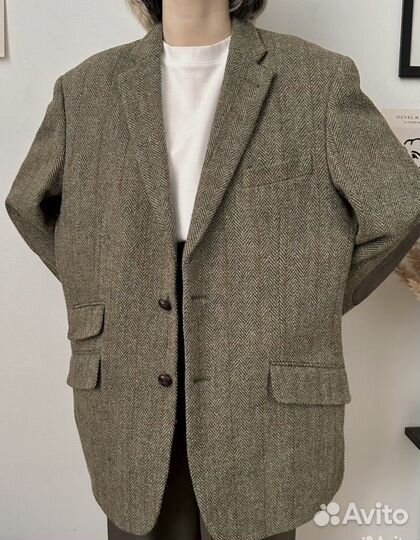 Твидовый пиджак Harris tweed