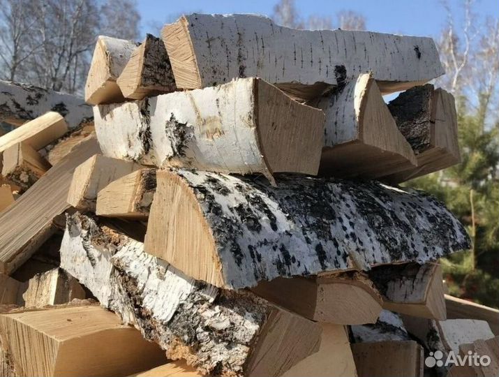 Дрова березовые колотые