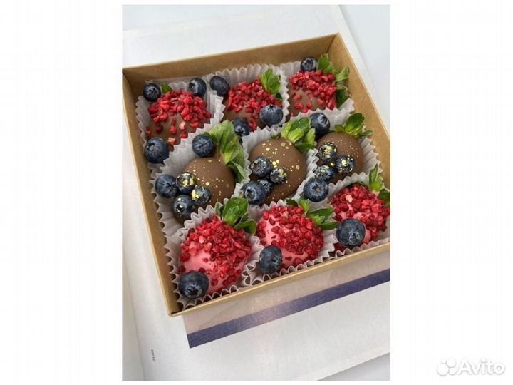 Букет из клубники в шоколаде
