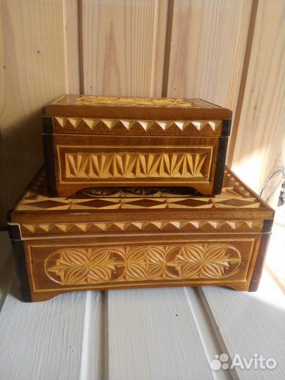 Шкатулки деревянные резные ручная работа