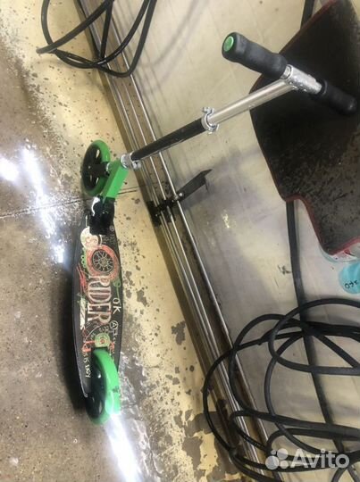 Самокат взрослый с большими колесами