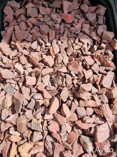 Галька мраморная белая