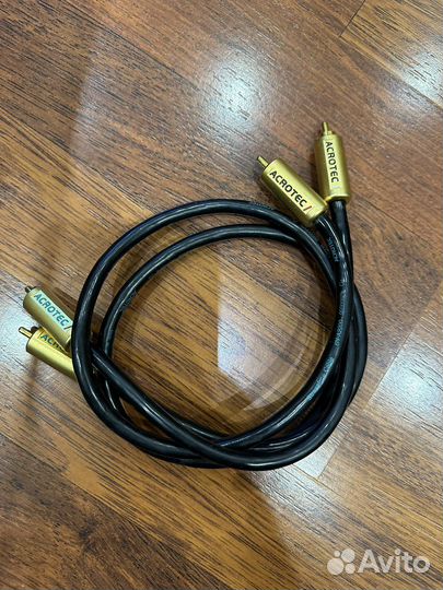 Кабель RCA acrotec, чистая медь 99.999997