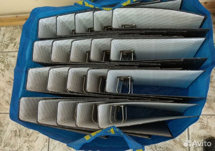 Папка-регистратор 75 мм черная 20 шт