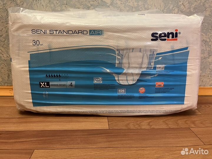 Памперсы для взрослых seni 3 и 4