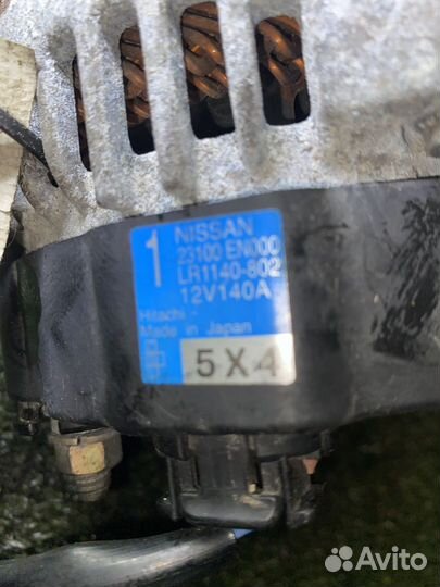 Генератор MR20DE Nissan Lafesta B30 23100EN000