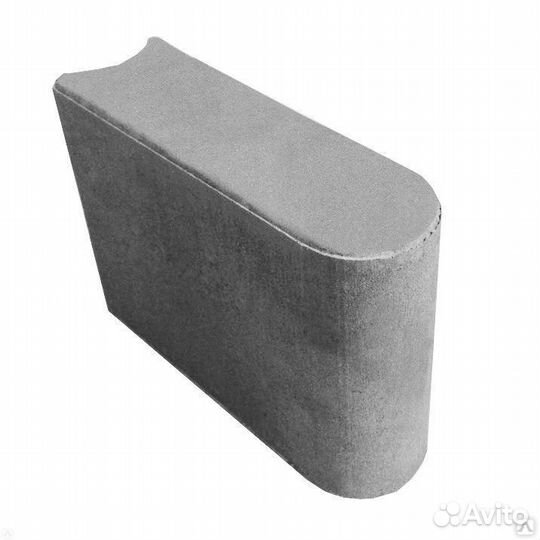 Поребрик, бордюр и лоток тротуарный