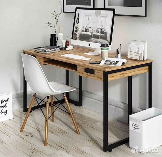 Стол лофт с ящиками