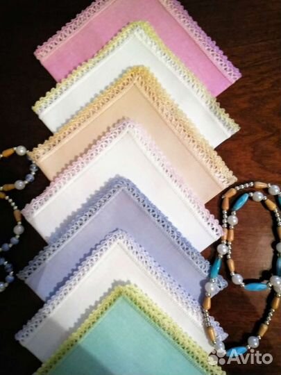 Носовые платочки ручной работы