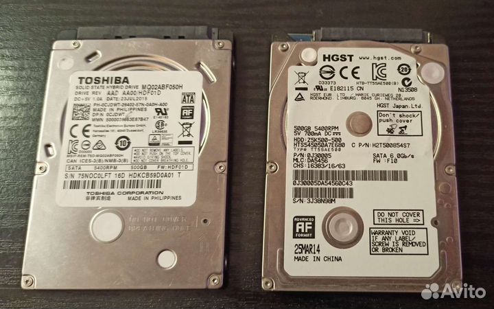 HDD жёсткие диски для Компьютера