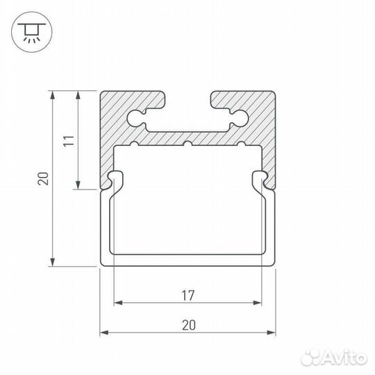 Профиль Arlight 025870