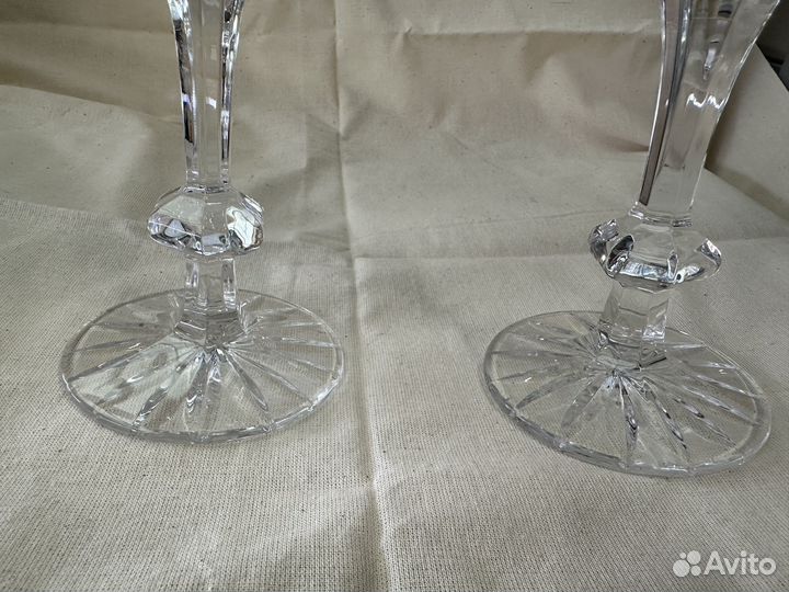 Хрустальные фужеры Презент СССР кубки винтаж