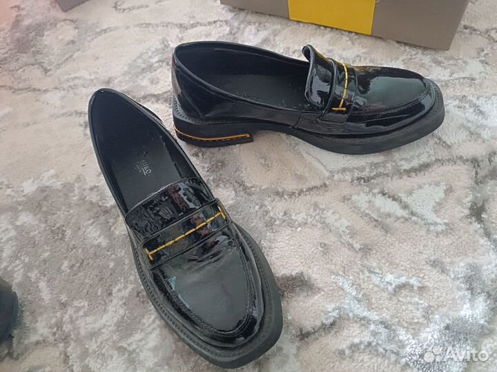 Туфли лаковые натуральные