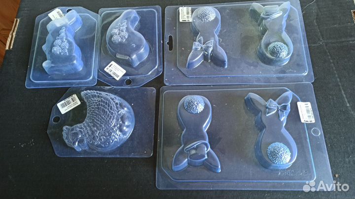 Пластиковые формы для мыла шоколада