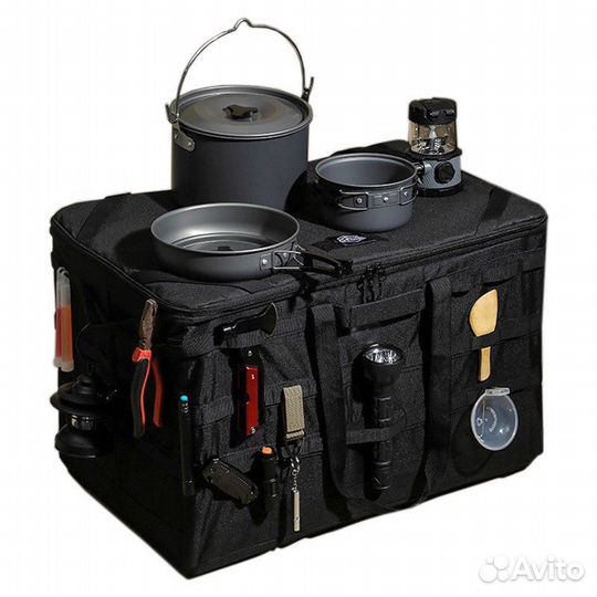 Сумка полевая на 95л (черная)