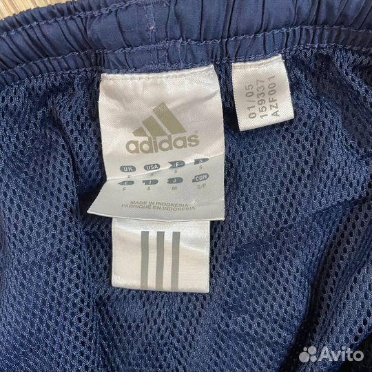 Широкие Нейлоновые штаны adidas оригинал