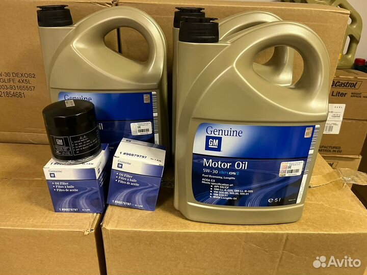 Моторное масло GM 5W30 для Chevrolet Lacetti