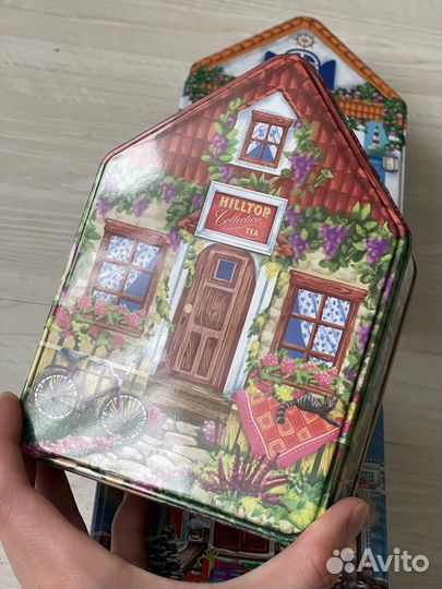 Банки из под чая Hilltop Домик