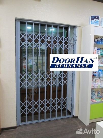 Раздвижные решётки на двери