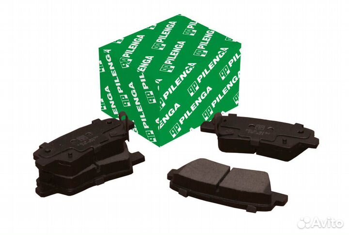 Колодки тормозные дисковые задние