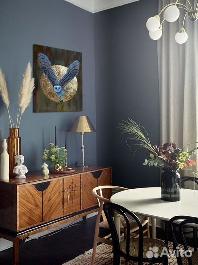 Картина с золотой поталью