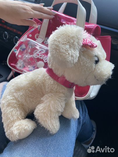 Собака барби с сумкой и аксессуарами